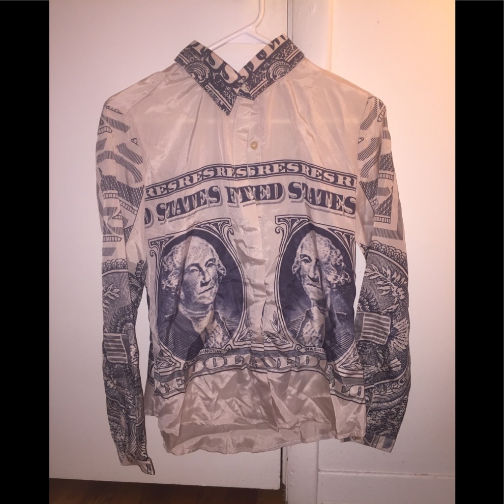 Money Benjamin Franklin graphic shirt